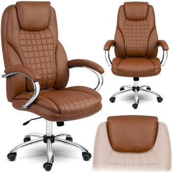 Ergonomisks biroja krēsls Sofotel Batory, brūns - 240803