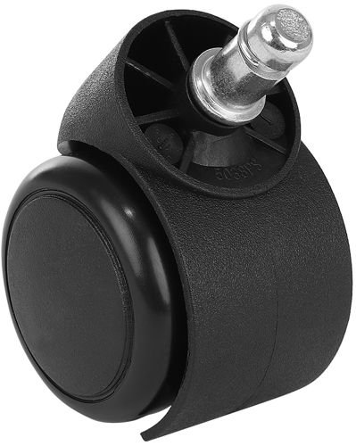 Biroja Krēslu Rezerves Gumijoti Riteņi 5 gab., Melni | Office Chair Replacement Rubber Wheels (2)