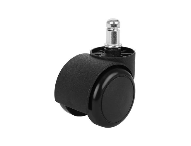 Biroja Krēslu Rezerves Gumijoti Riteņi 5 gab., Melni | Office Chair Replacement Rubber Wheels (4)