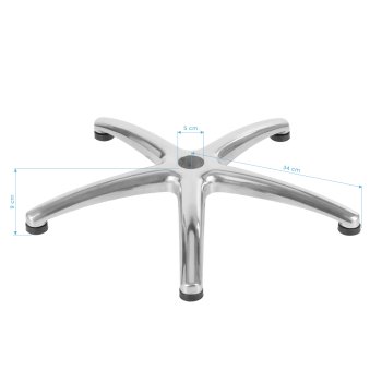 Krēsla Bārddziņa Krēsla Pamatnes Krusts L008 | Base For Hairdressing Chair Crossbar