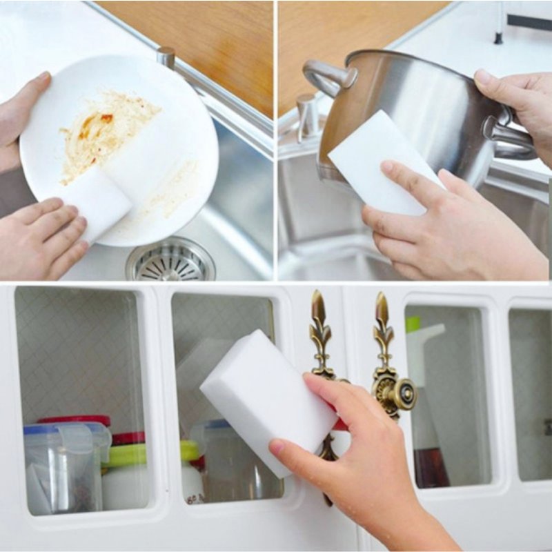 Melamīna sūklis | Magic Multi Surface Cleaning Melamine Sponge Eraser (0)