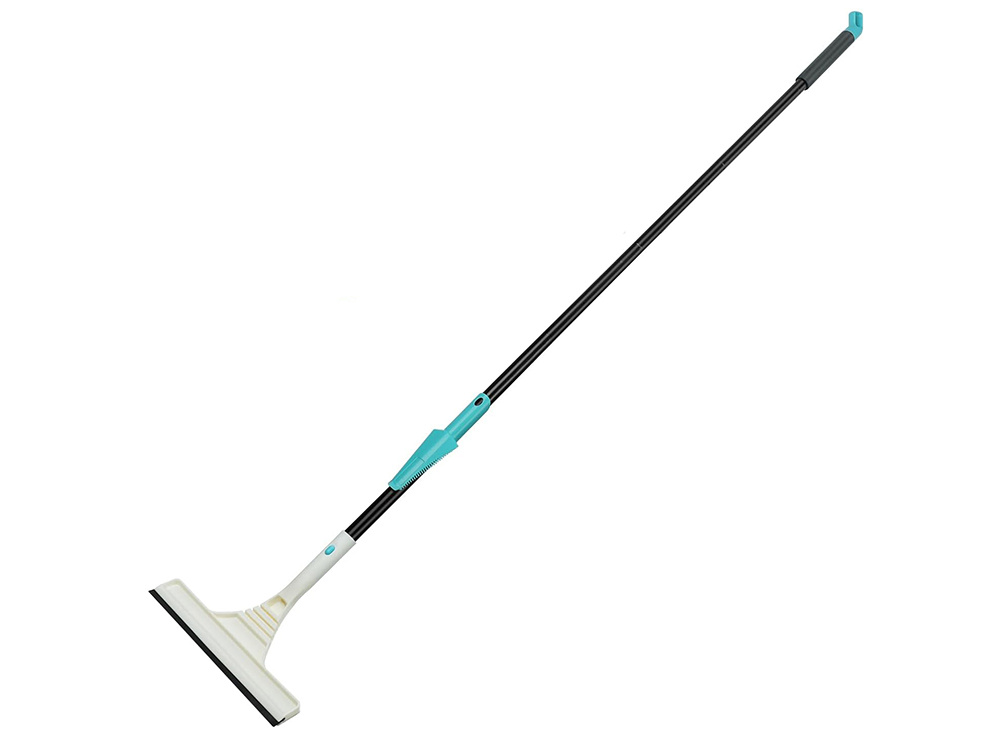 Logu tīrītājs ar mikrošķiedru, teleskopisks rokturis līdz 160 cm, 2-in-1 komplekts (2)