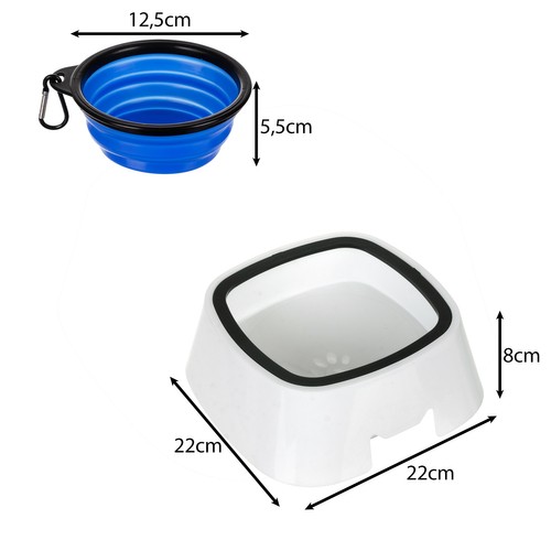 Ūdens trauciņi mājdzīvniekem, 2 gab. komplekts Purlov 24342 | Water Bowls (1)
