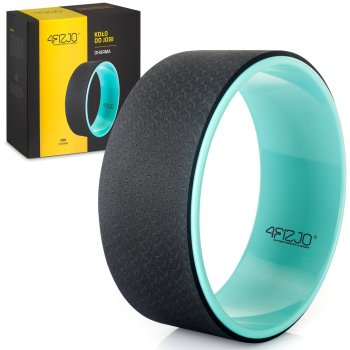 4Fizjo Dharma Jogas Vingrinājumu Aplis Ritenis Gredzens, Tirkīzs | Yoga Pilates Exercises Wheel Ring Back Roller...