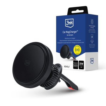 3mk Car MagCharger automašīnas turētājs gaisa restē – melns