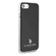 Apple iPhone 8 / 7 / SE (2020) (2022) 4.7\" US Polo Shiny Case Cover (USHCI8TPUBK), Black