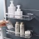 Полка для ванной комнаты и кухни 2 шт, Серебро | Bathroom Shelf For Shower