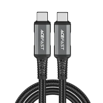 Кабель Acefast C1-09 USB-C на USB-C USB4 240W 1м, Серо-черный