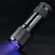 Ультрафиолетовый фонарик Wozinsky WLD-9L IP65 для детекции, 9 LED, черный