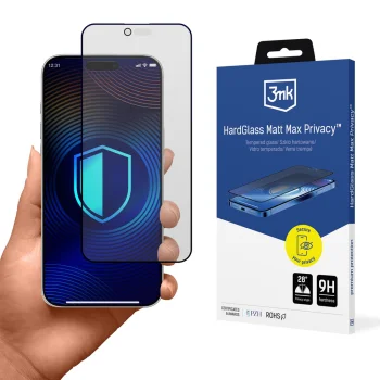 3Mk Protection iPhone 17 Air aizsargstikls Hardglass Matt Max Privacy