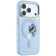 Karl Lagerfeld Peekaboo Logo MagSafe vāciņš iPhone 18 Pro Max / 17 Pro Max, zils