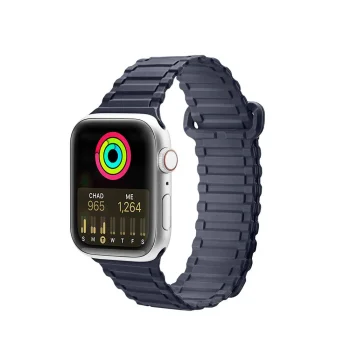 Dux Ducis Armor siksniņa Apple Watch 41 / 40 / 38 mm, magnētiska, zila