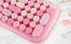 MOFII Candy BT Bezvadu mehāniskā tastatūra klaviatūra ar apgaismojumu Bluetooth/USB, rozā | Wireless Mechanical...