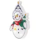 LED Window Decoration with Suction Cup Snowman