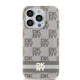 Чехол DKNY для iPhone 15 Pro Max IML Checkered Mono Pattern MagSafe, розовый