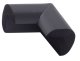 Foam Furniture Corner Protectors, Black, 4 pcs
