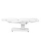 Azzurro 803D Electric Beauty Chair with 3 Motors, White