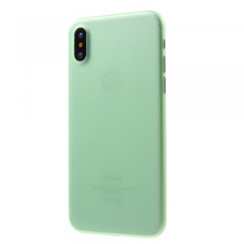 Apple iPhone X / Xs 10 5.8" Ultra Thin Hard Case Cover, Green | Vāciņš Maciņš Apvalks