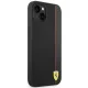 Чехол Ferrari для iPhone 14 Plus On Track Stripe Carbon, черный