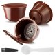 Reusable Refillable Coffee Capsules Pods for Dolce Gusto Coffee Machines, Set of 3