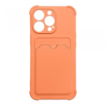 Apple Iphone 11 6.1'' Silicone Wallet Card Case, Orange | Silikona Vāciņš Maciņš Apvalks Bampers