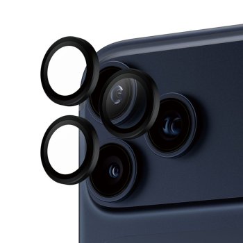 PanzerGlass Hoops kameras aizsargstikls iPhone 17 Pro/17 Pro Max/16 Pro/16 Pro Max melns