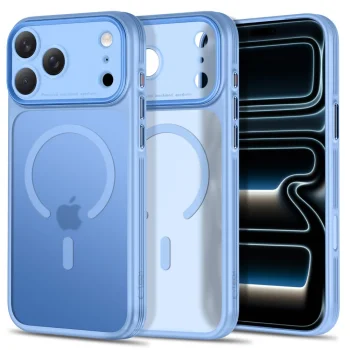 Чехол Tech-Protect MagPrime MagSafe CC для iPhone 18 Pro Max / 17 Pro Max, светло-голубой...