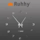 Настенные часы DIY Ruhhy 00022143 60-130 см, серебристые