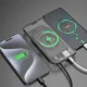 Dudao K14S USB-C / MagSafe bezvadu jaudas banka 20W 5000mAh - melna | Wireless Powerbank Black