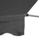Balkona saulessargs 300x120 cm regulējams augstums MultiGarden, pelēks