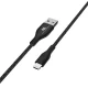 Кабель USB - Apple 8-pin Maclean MCE845B, 2.4A, 1м, черный