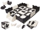 Bērnu spēļu grīdas Puzle paklājs paklājiņš Dzīvnieki - 25 Elementi, 30x30cm, EVA putas | Kids Foam Floor Puzzle Mat Animals