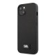 Apple iPhone 13 6.1\" Karl Lagerfeld Saffiano Plaque Case Cover (KLHCP13MSFMP2K), Black | Чехол Кейс...