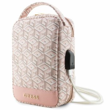 Сумка-органайзер Guess G Cube Stripe, розовая