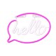 Forever Light LED Neon HELLO, Pink and White