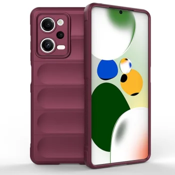 Чехол Hurtel Magic Shield Case для Xiaomi Redmi Note 12 5G / Poco X5 5G, бордовый