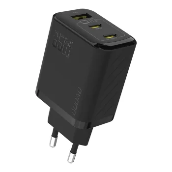 Сетевое зарядное устройство Dudao A29 GaN 2x USB-C / 1x USB-A 65W, черное