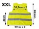 Dzeltena atstarojošā veste, izmērs XXL