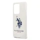 Чехол US Polo Silicone Collection для Samsung Galaxy S20 Ultra - белый