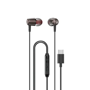 Dudao X1PROT vadu austiņas ar USB-C savienotāju, 1.2 m, melnas