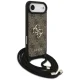 Guess iPhone Air vāciņš 4G Big Logo Cord Strap Crossbody, brūns