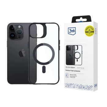 Apple iPhone 14 Pro 6.1'' 3MK Satin Armor MagCase Case Cover, Transparent | Чехол Кейс Бампер...
