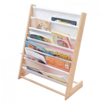 Bērnu Koka Grāmatu Skapis Plaukts, 79 cm | Kids Wooden Bookcase Shelf Stand