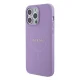 Guess iPhone 15 Pro vāciņš Saffiano MagSafe, violets