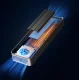 Orico OUM2-G20 M.2 NVME SSD disks dzinis USB-C 3.2 20Gb/s, sudraba