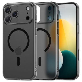 Tech-Protect MagSlim MagSafe maciņš iPhone 17 - matēti melns | Phone Case Cover Matte Black