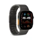 Ремешок Puro TITAN из нержавеющей стали для Apple Watch 42/44/45/49 мм, черный