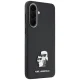 Чехол Karl Lagerfeld Saffiano w/ K&C Metal Logo для Samsung Galaxy A57 5G, черный