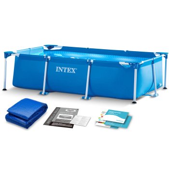 Intex 28271 karkasa baseins ar paklājiņu, 260 x 160 x 65 cm