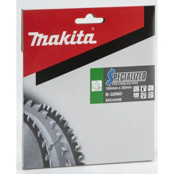 Пильный диск по дереву Makita B-32960 Specialized 165 x 20 мм, 40T